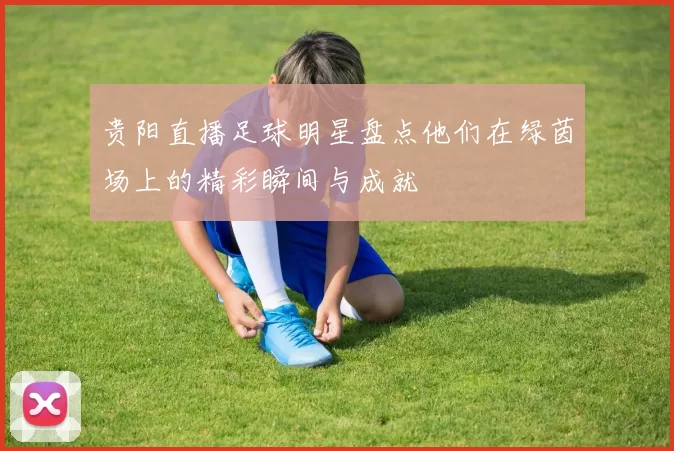 贵阳直播足球明星盘点他们在绿茵场上的精彩瞬间与成就